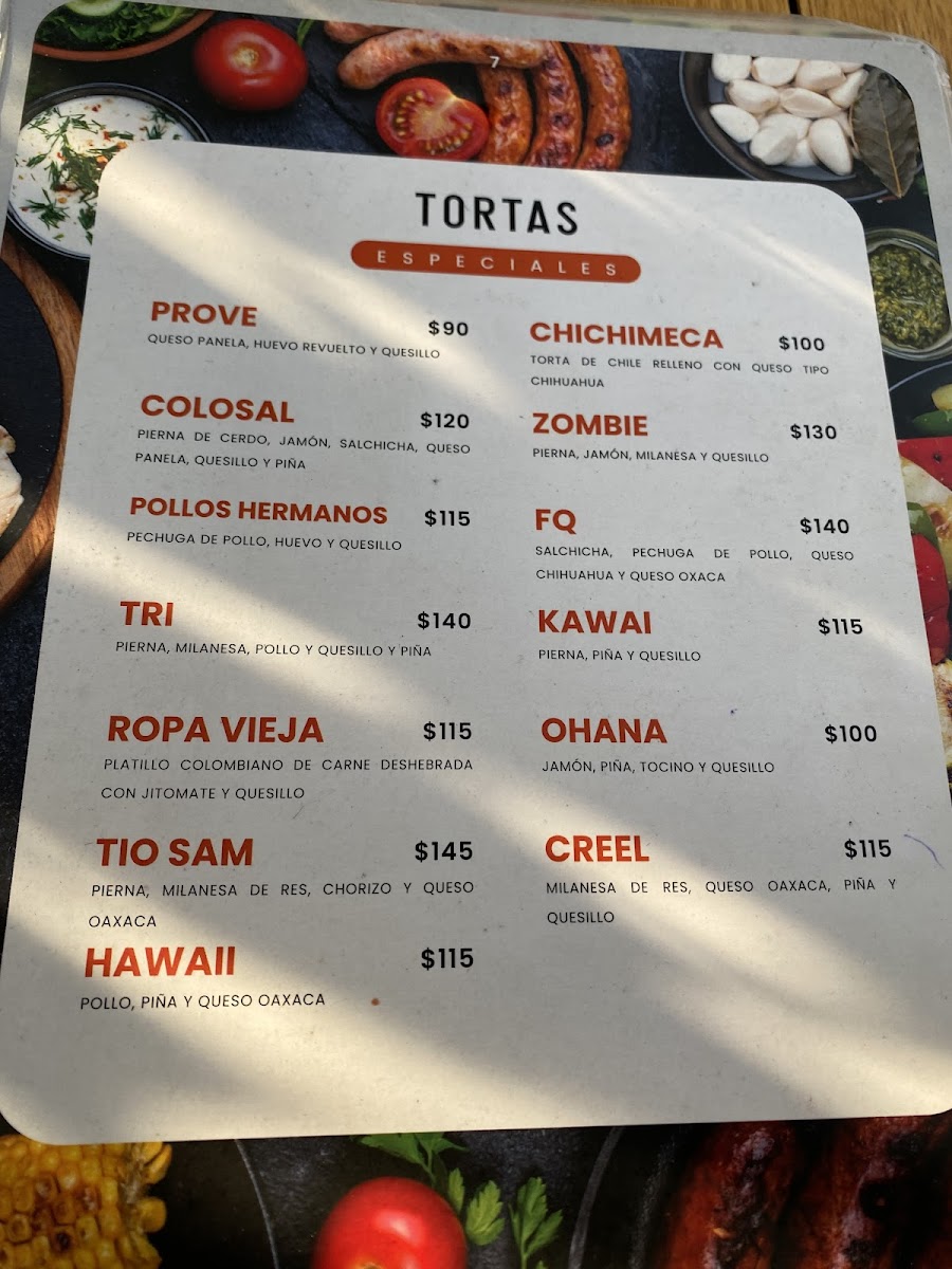 Tortas Lolo Photo Menu 3