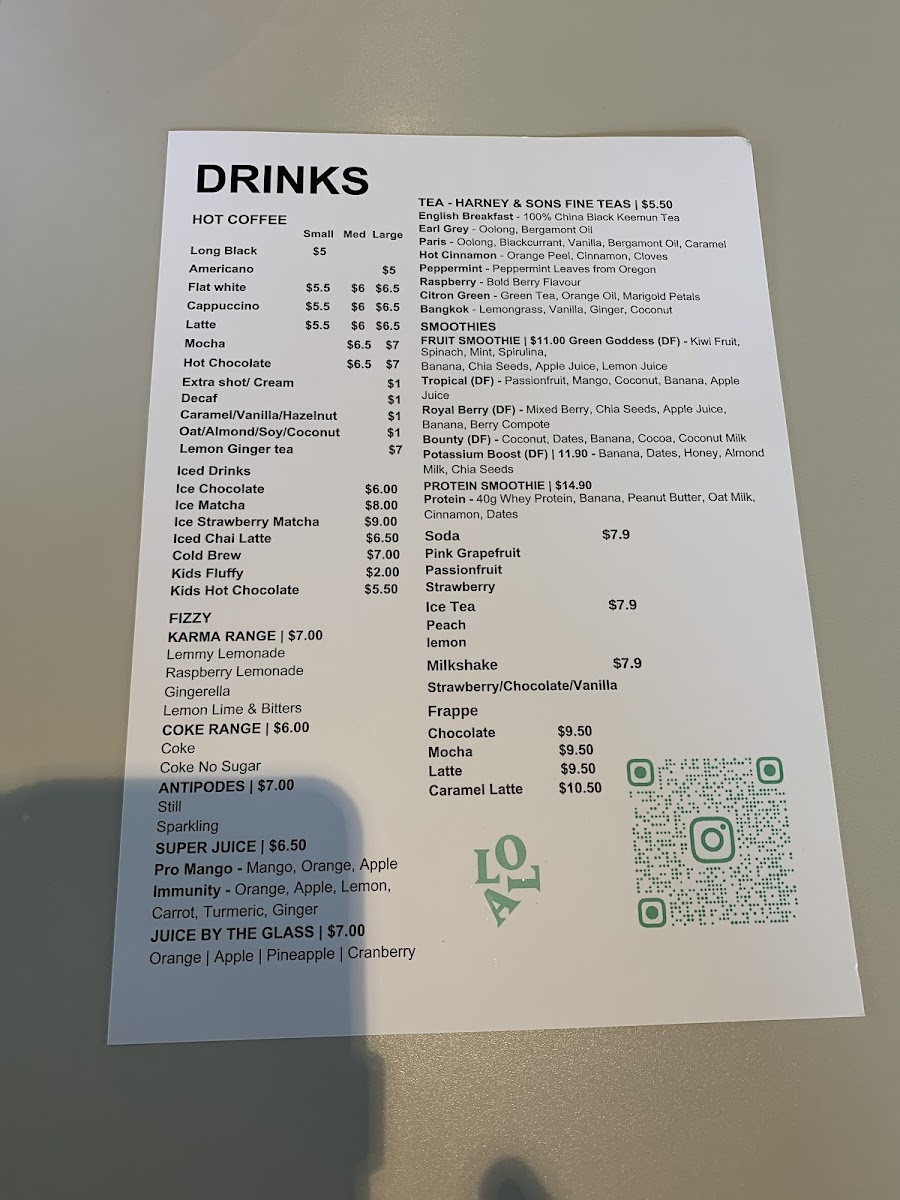 Lola Cafe Photo Menu 4