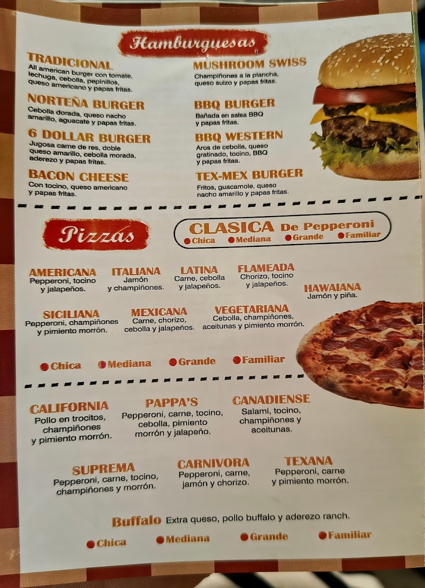 Papa’s Grill Photo Menu 2
