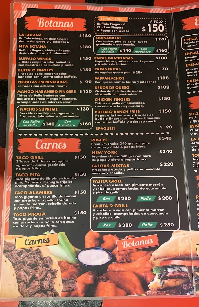 Papa’s Grill Photo Menu 5