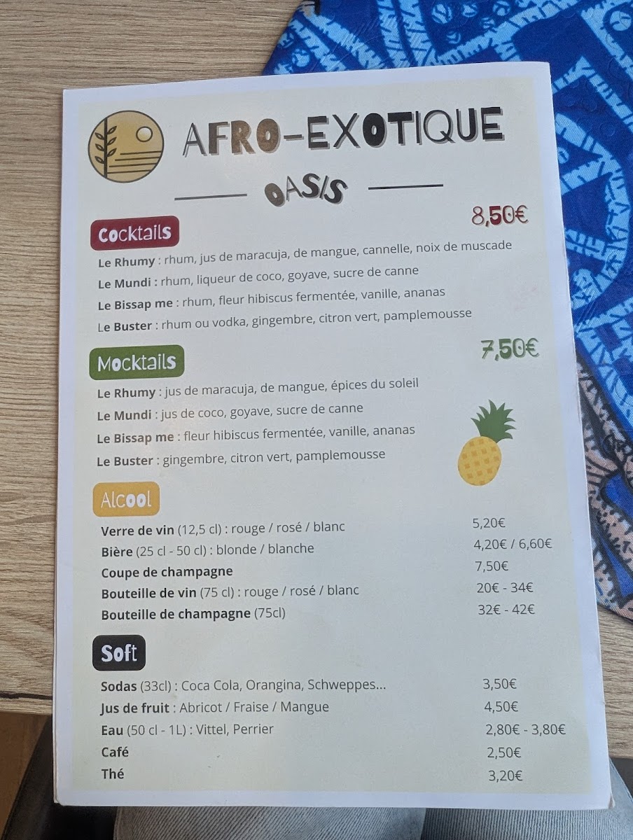 KAYOU RESTAURANT AFRO-EXOTIQUE Photo Menu 5