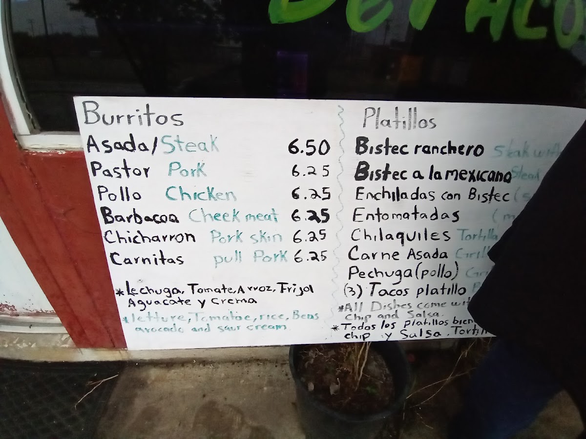 Garcia's Tamales Tacos y Mas Photo Menu 1