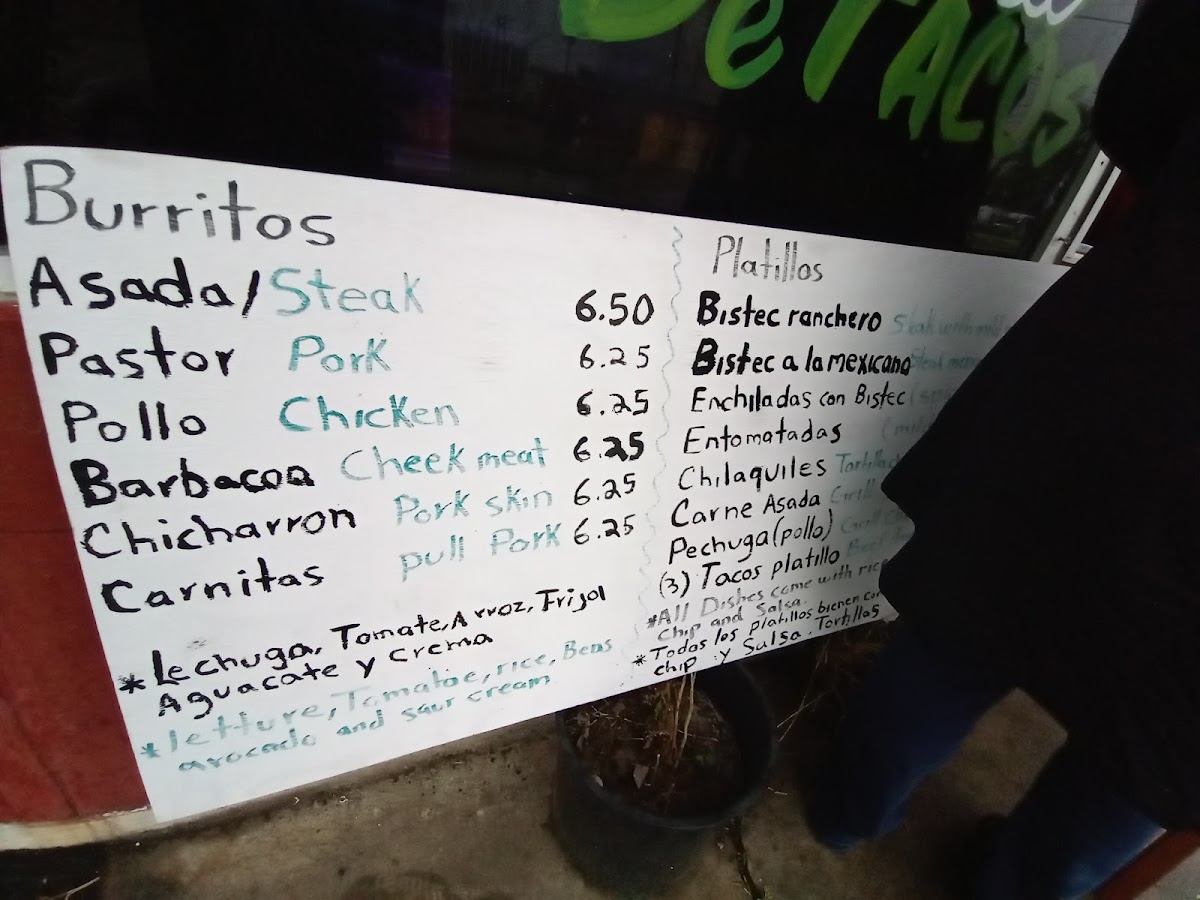 Garcia's Tamales Tacos y Mas Photo Menu 2