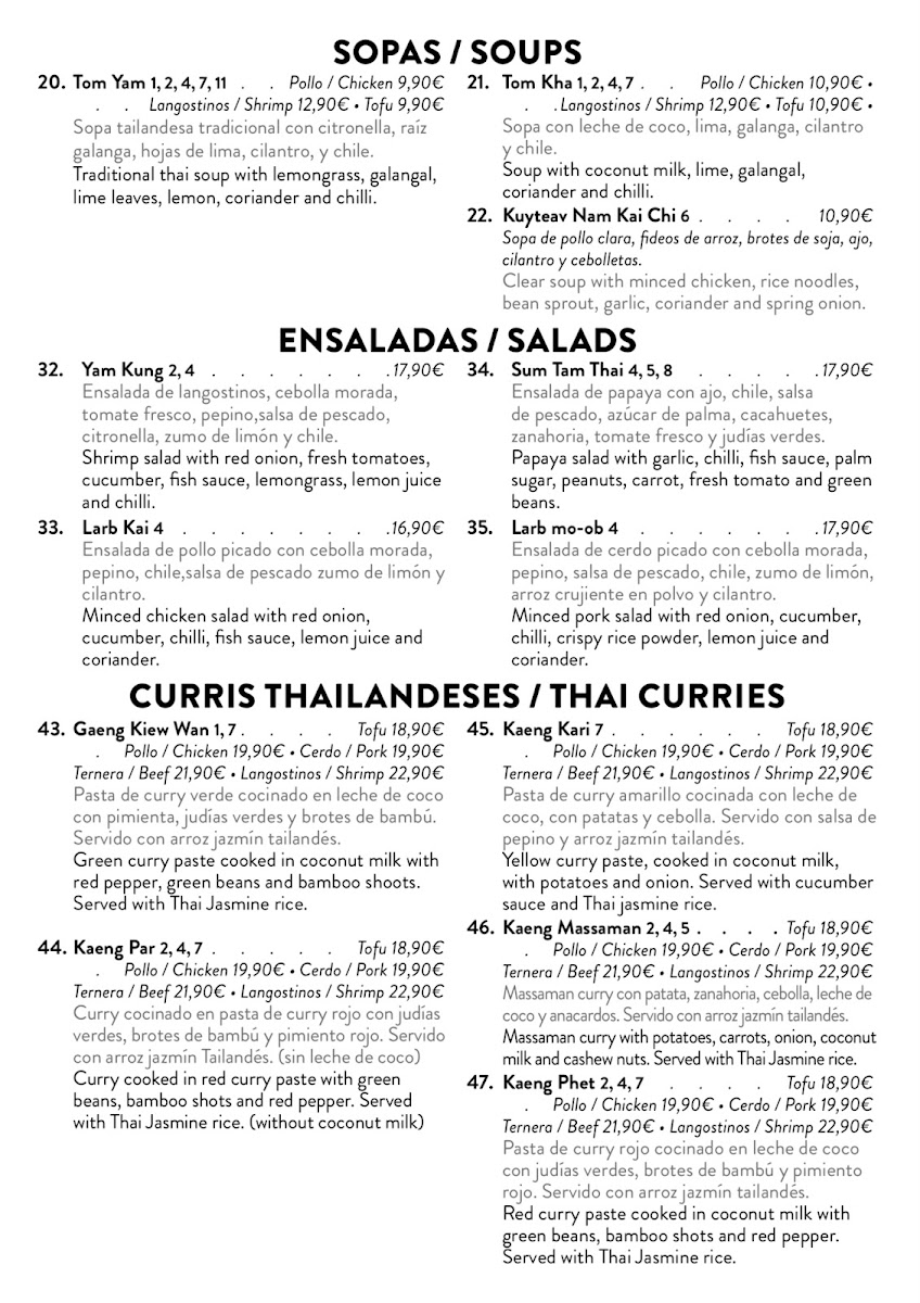 My Thai Photo Menu 1