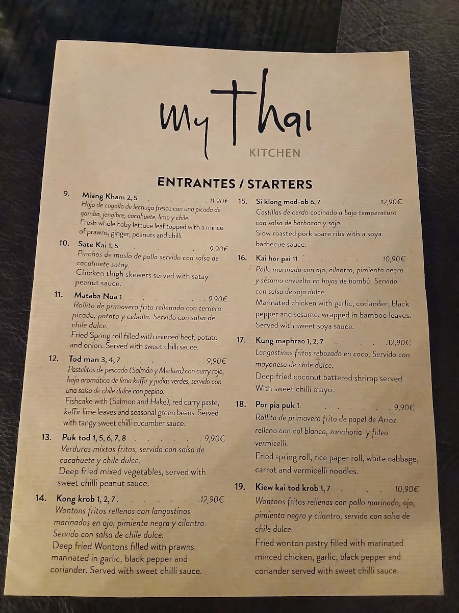 My Thai Photo Menu 5