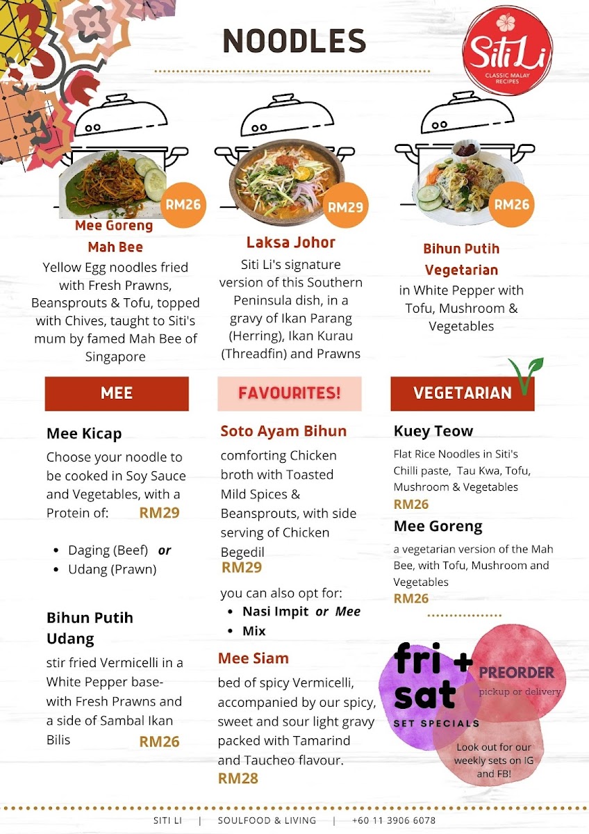 Siti Li Dining & Foodhall Photo Menu 2