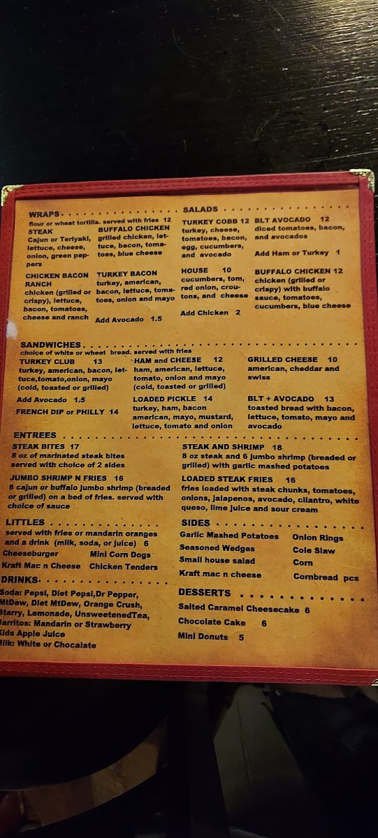 The Rusty Spoke Photo Menu 7