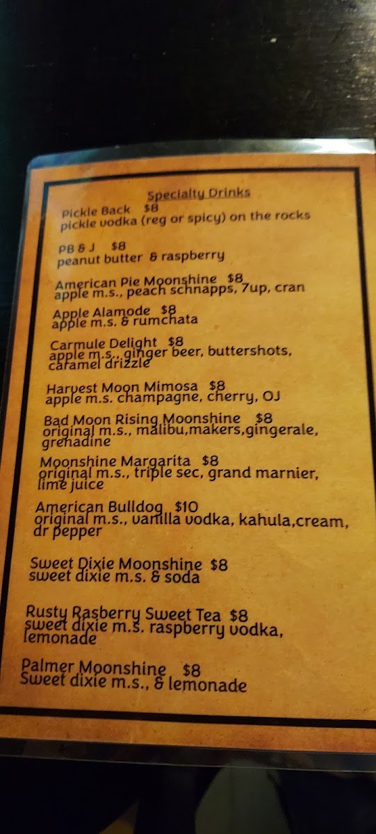 The Rusty Spoke Photo Menu 8