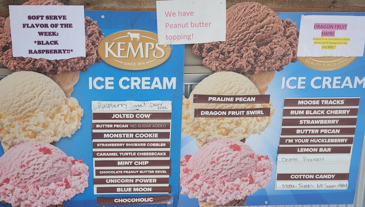 Mooey's Ice Cream Photo Menu 9