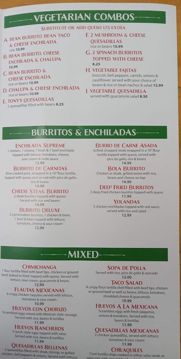 Taqueria Guanajuatos Photo Menu 5