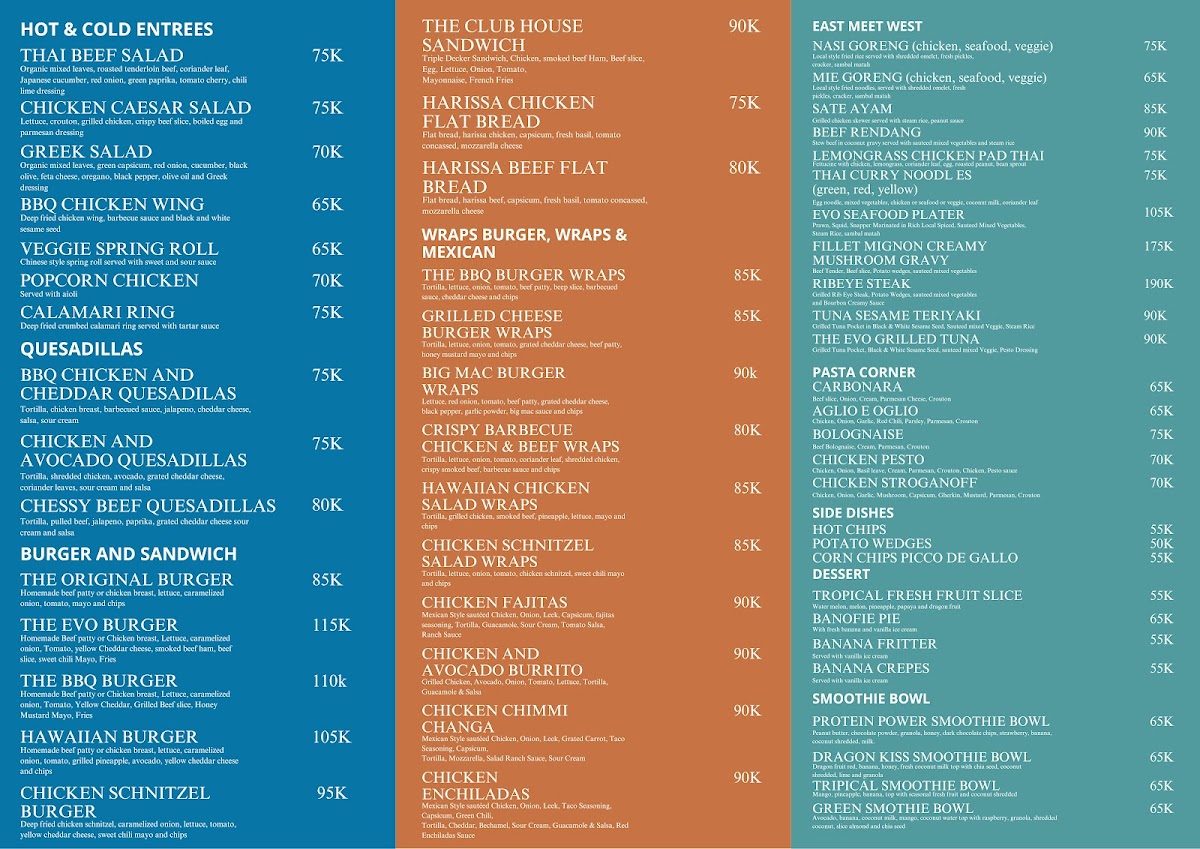 Good Times Gili T Photo Menu 1