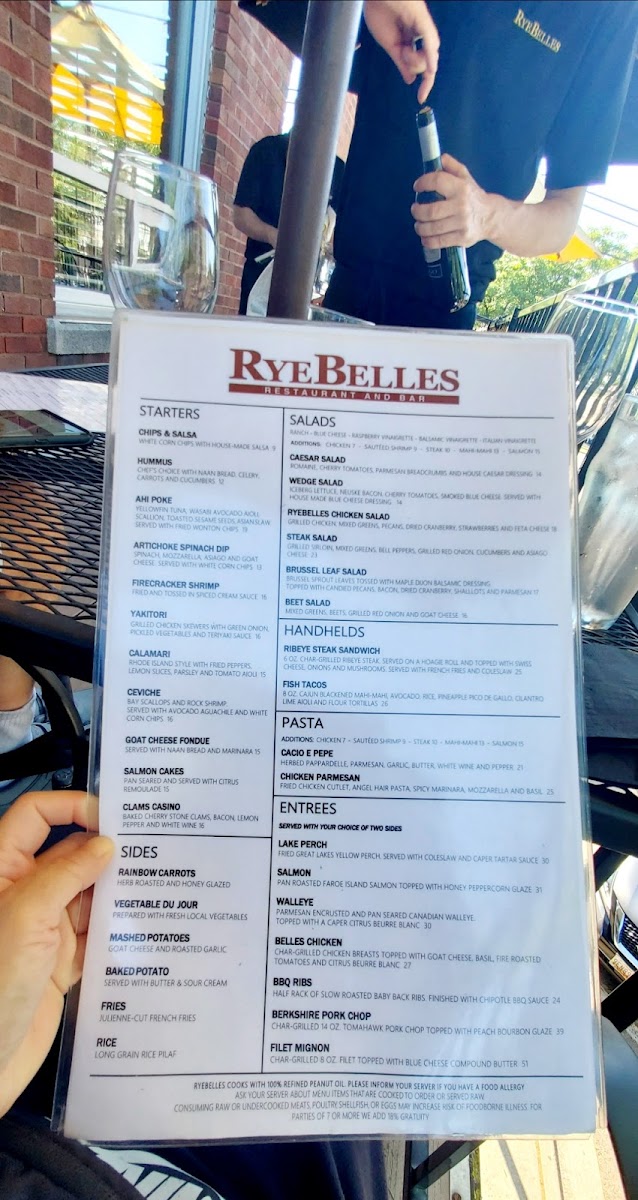 RyeBelles Restaurant & Bar Photo Menu 10