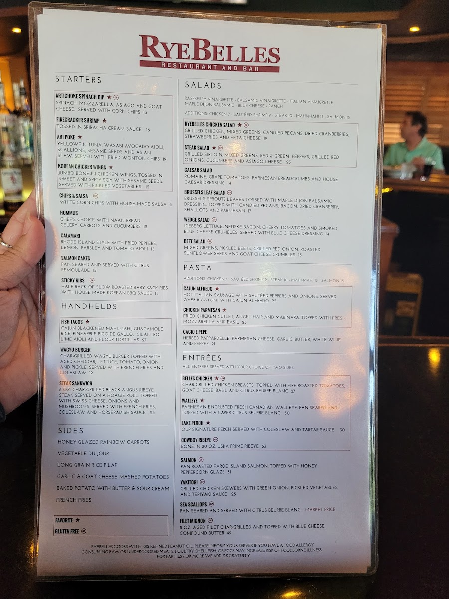 RyeBelles Restaurant & Bar Photo Menu 5