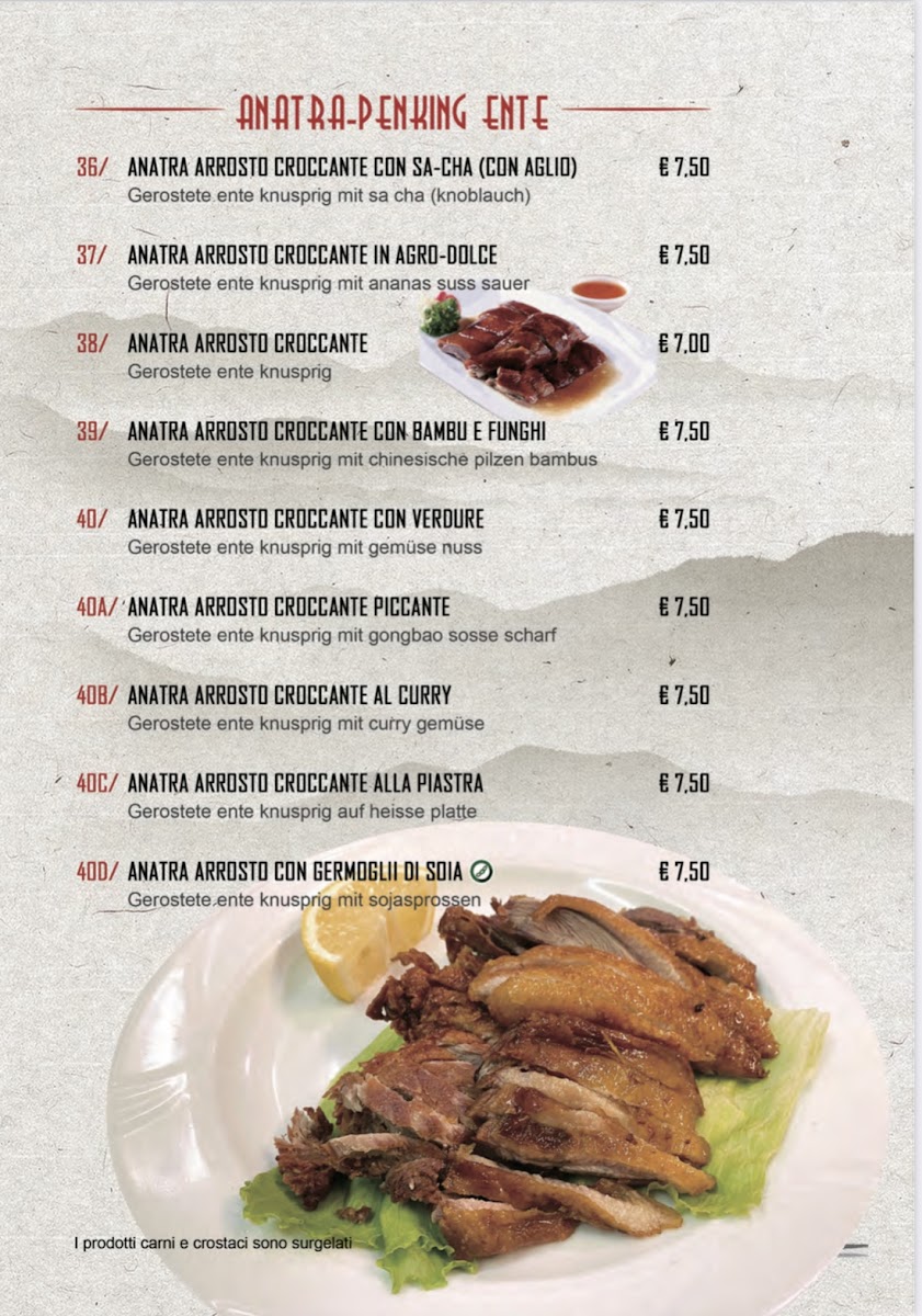 Ristorante Bella Cina Photo Menu 6