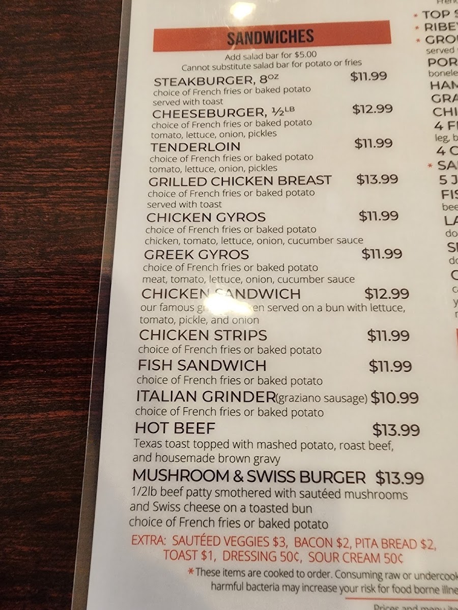 Winn's Pizza and Steakhouse Norwalk Photo Menu 10