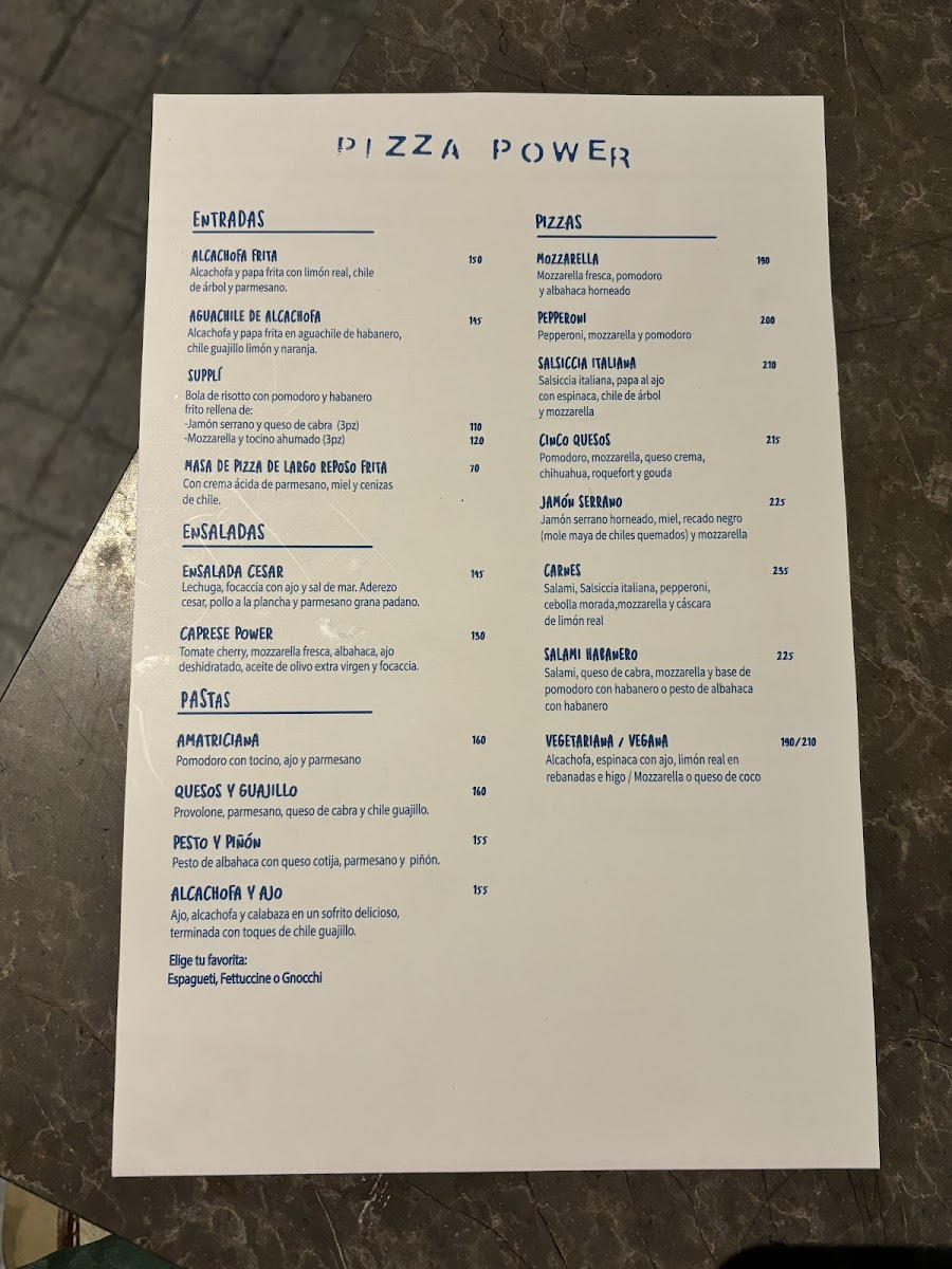 Pizza Power Providencia Photo Menu 2