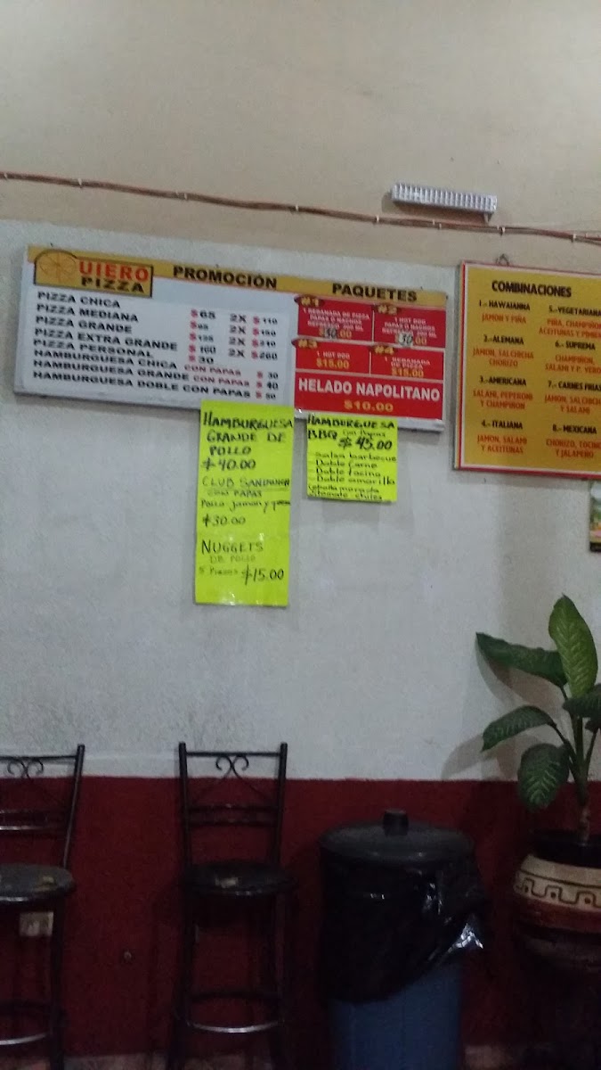 Quiero Pizza Photo Menu 2