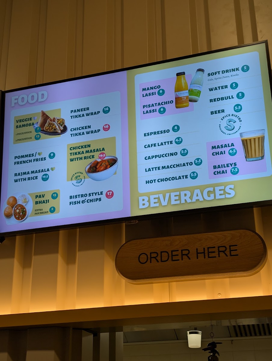 Spice Bistro Photo Menu 2