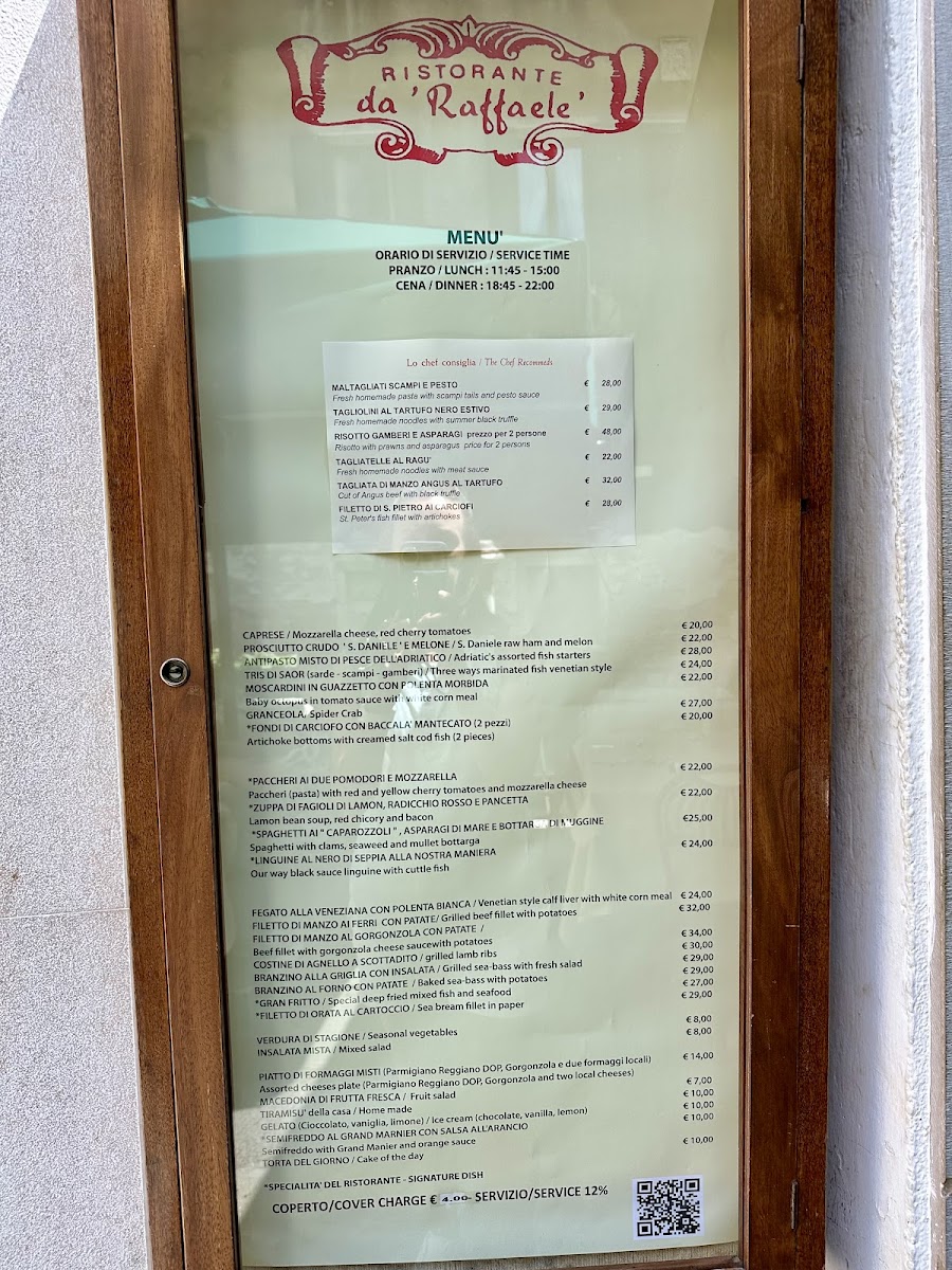 Ristorante da Raffaele Photo Menu 3