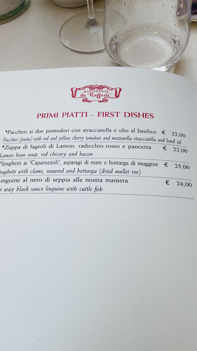 Ristorante da Raffaele Photo Menu 8