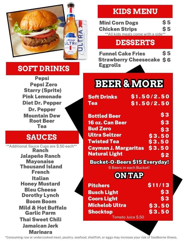 Last Call Bar and Grill Photo Menu 2
