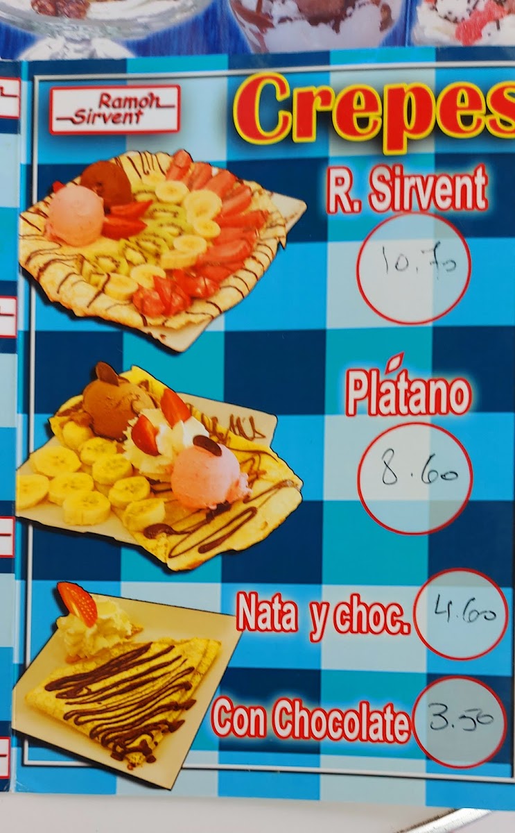 Ramon Sirvent Photo Menu 2