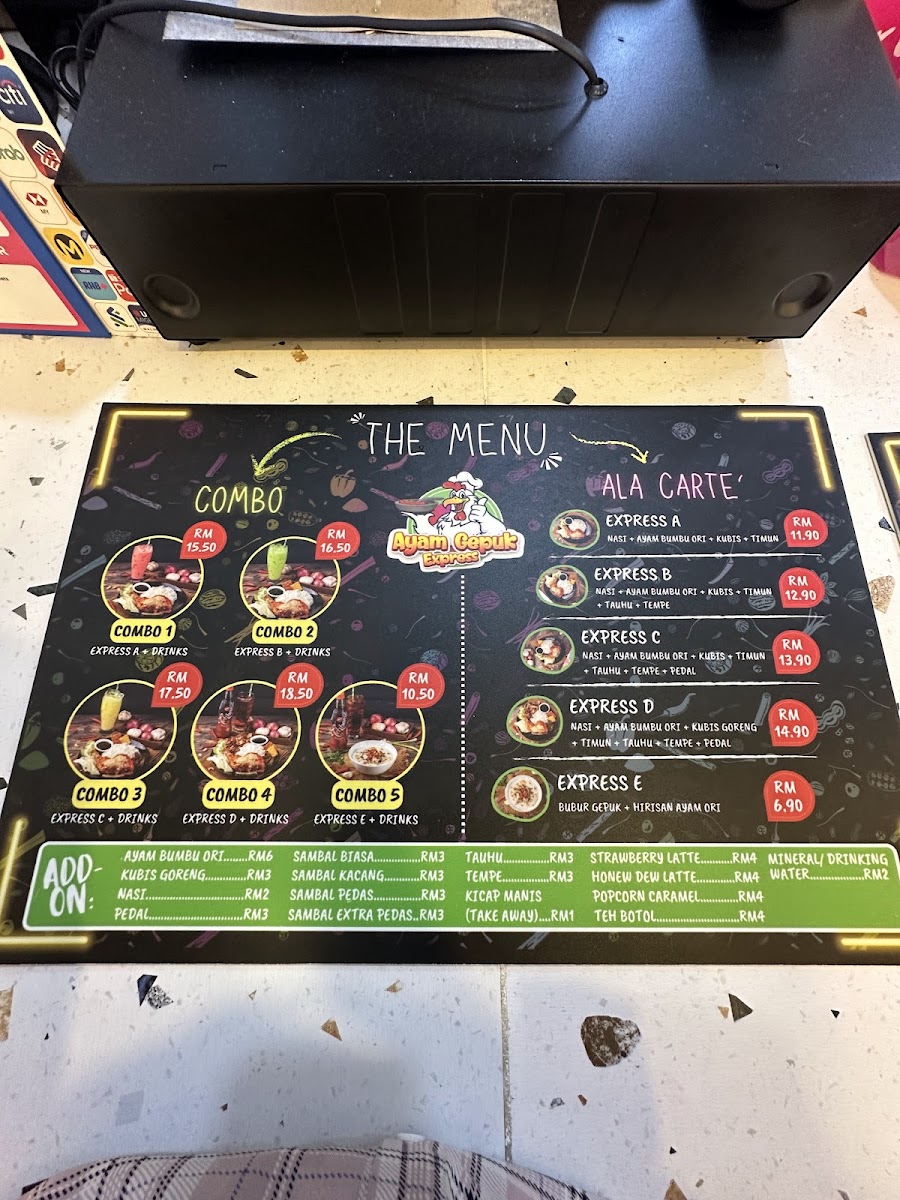 Ayam Gepuk Express Skudai Photo Menu 2