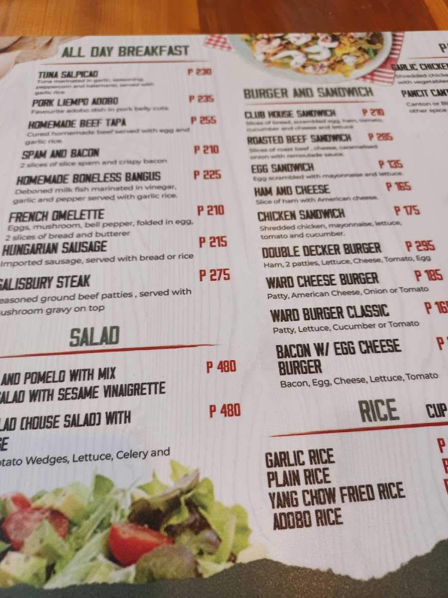 Breward Cafe and Restaurant Photo Menu 5