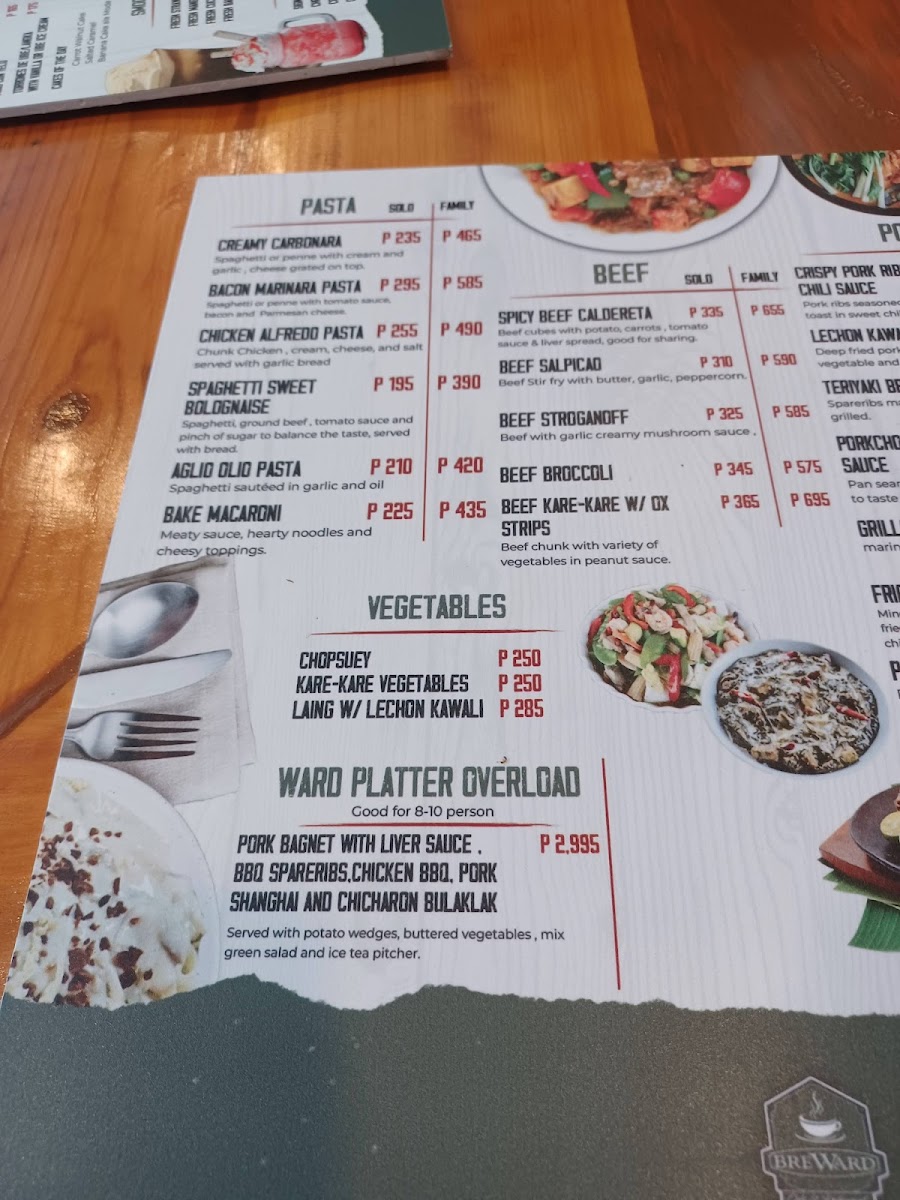 Breward Cafe and Restaurant Photo Menu 6