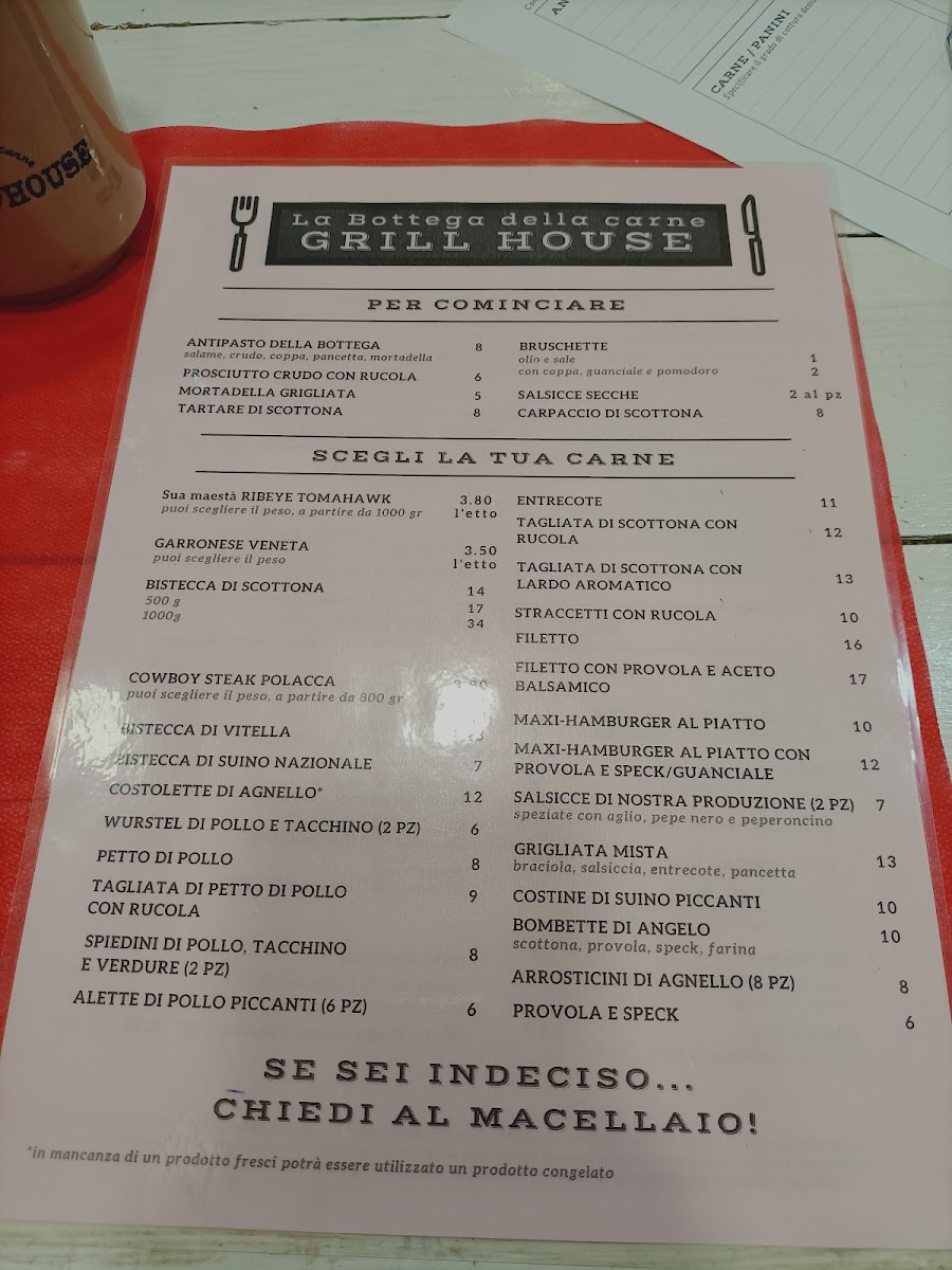 La Bottega della Carne Photo Menu 3
