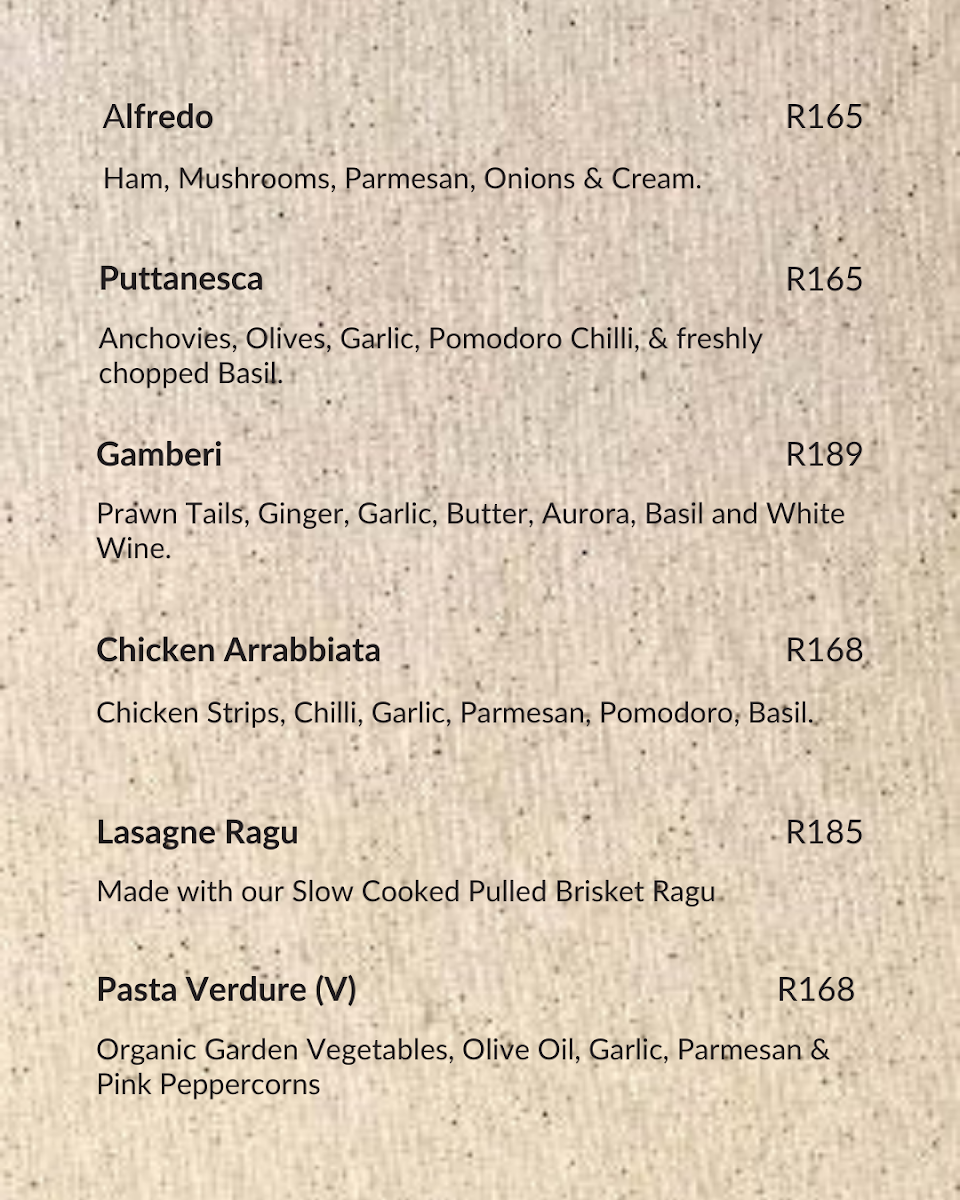 Bella Valle Ristorante Photo Menu 2