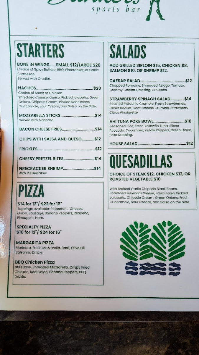 Bunkers | Sports Bar & Restaurant Photo Menu 1