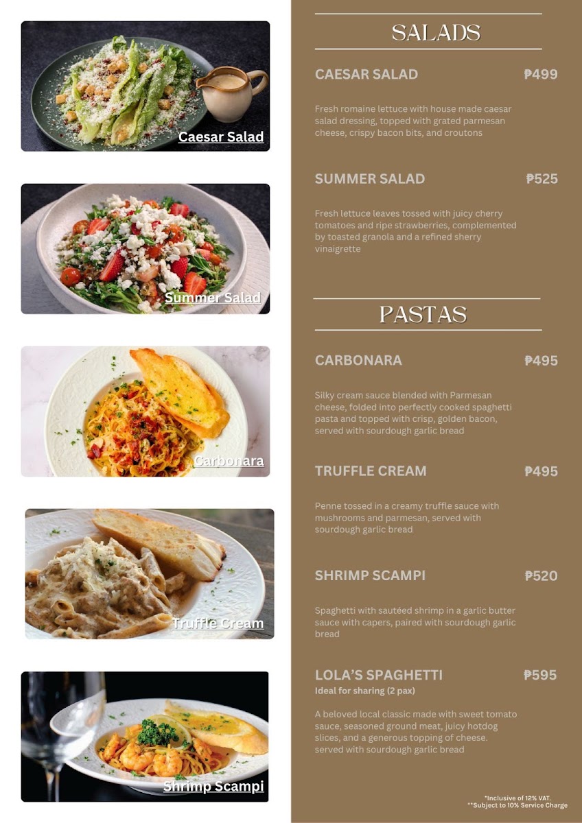 Escalera Cafe Photo Menu 5