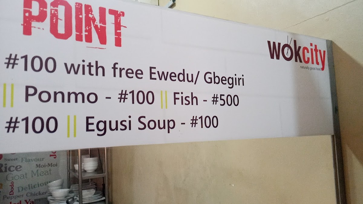 WokCity Restaurant Ibara Abeokuta Photo Menu 7