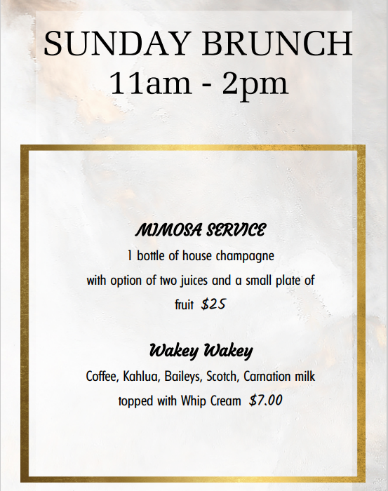 JEWELZ BAR & GRILL Photo Menu 2