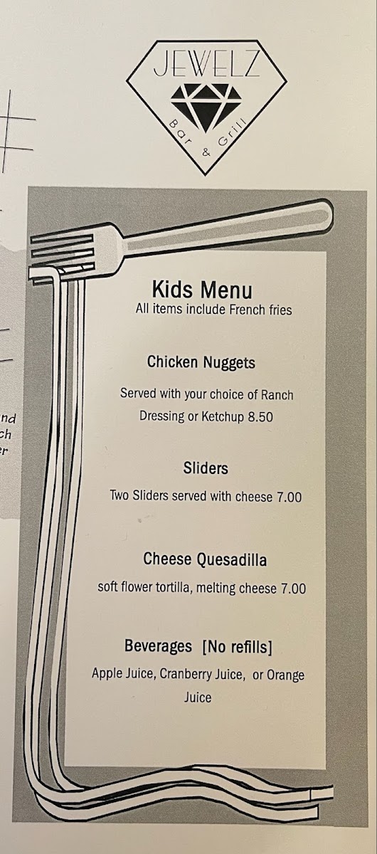 JEWELZ BAR & GRILL Photo Menu 4