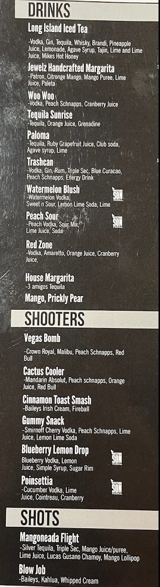JEWELZ BAR & GRILL Photo Menu 5