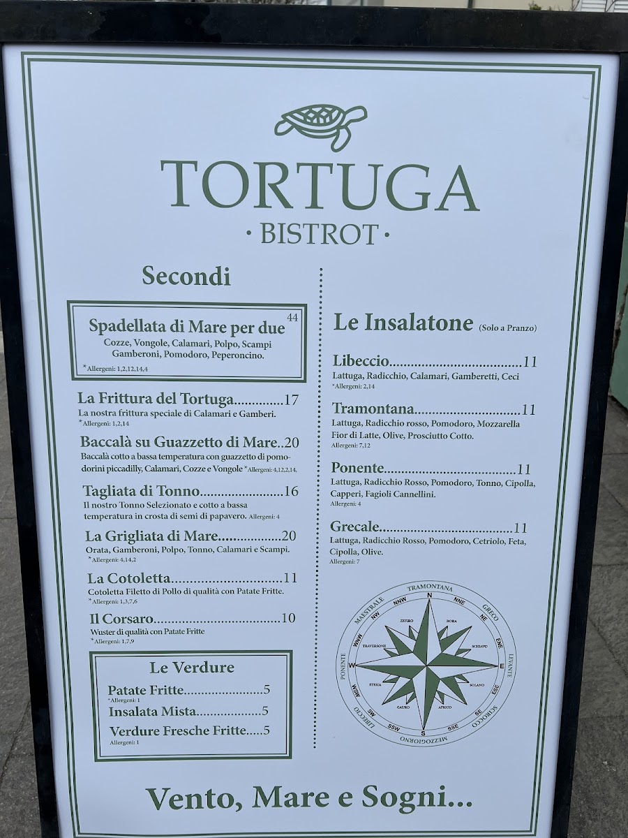 Tortuga Bistrot Marina di Cecina Photo Menu 2