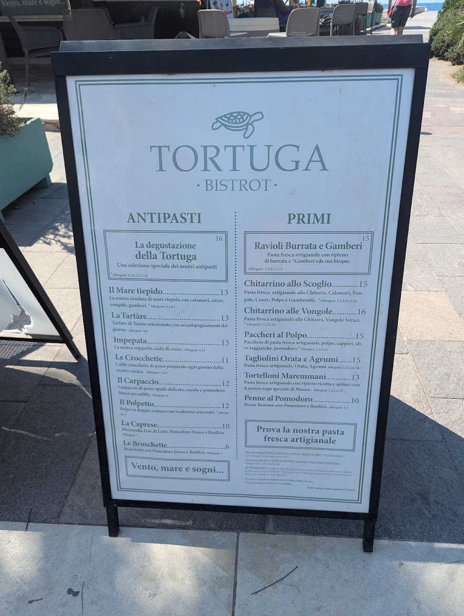 Tortuga Bistrot Marina di Cecina Photo Menu 8