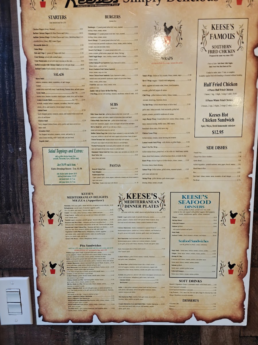 Keese's Simply Delicious Photo Menu 1