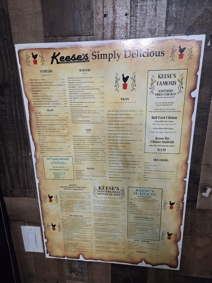 Keese's Simply Delicious Photo Menu 2