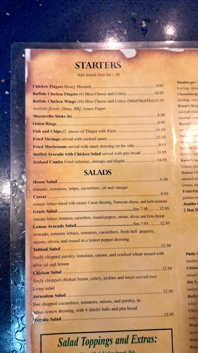Keese's Simply Delicious Photo Menu 6