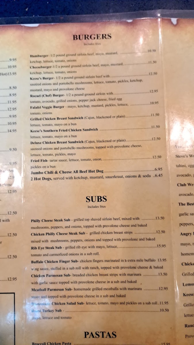 Keese's Simply Delicious Photo Menu 7