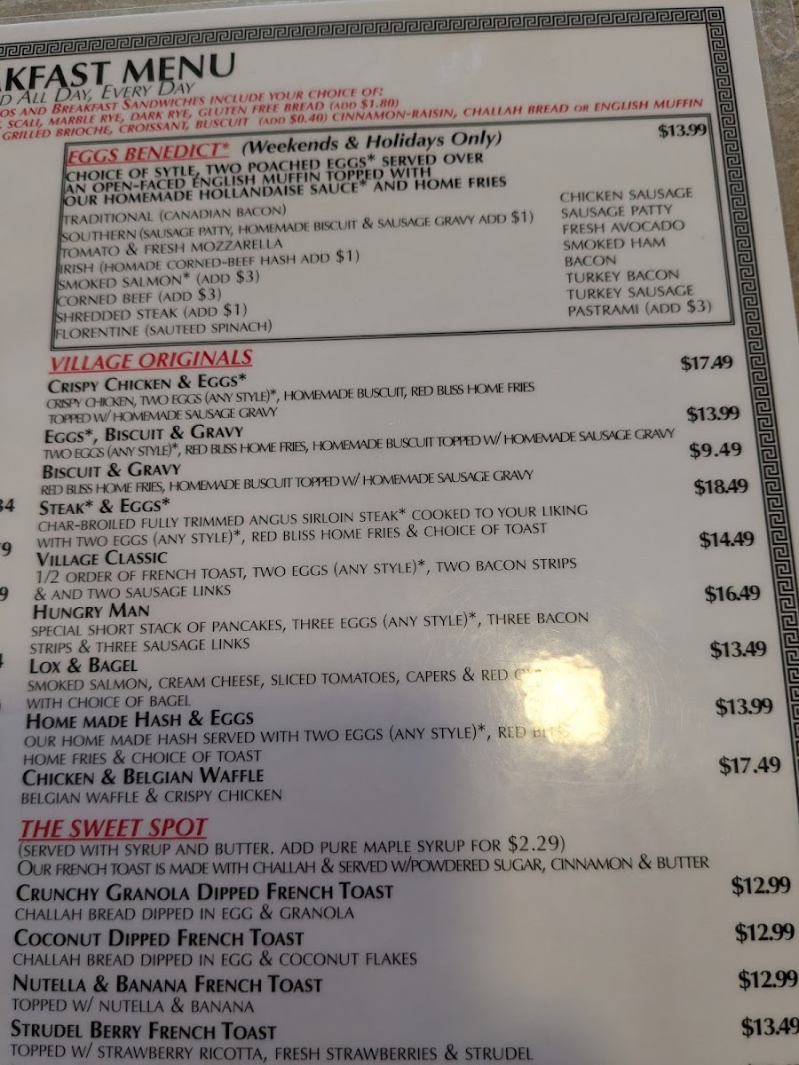 Village Cafe Photo Menu 9