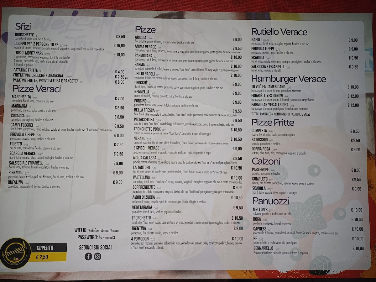 Anima Verace Sant’ilario D’enza Photo Menu 2