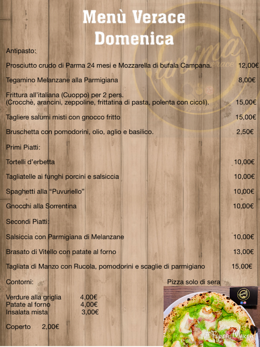 Anima Verace Sant’ilario D’enza Photo Menu 3