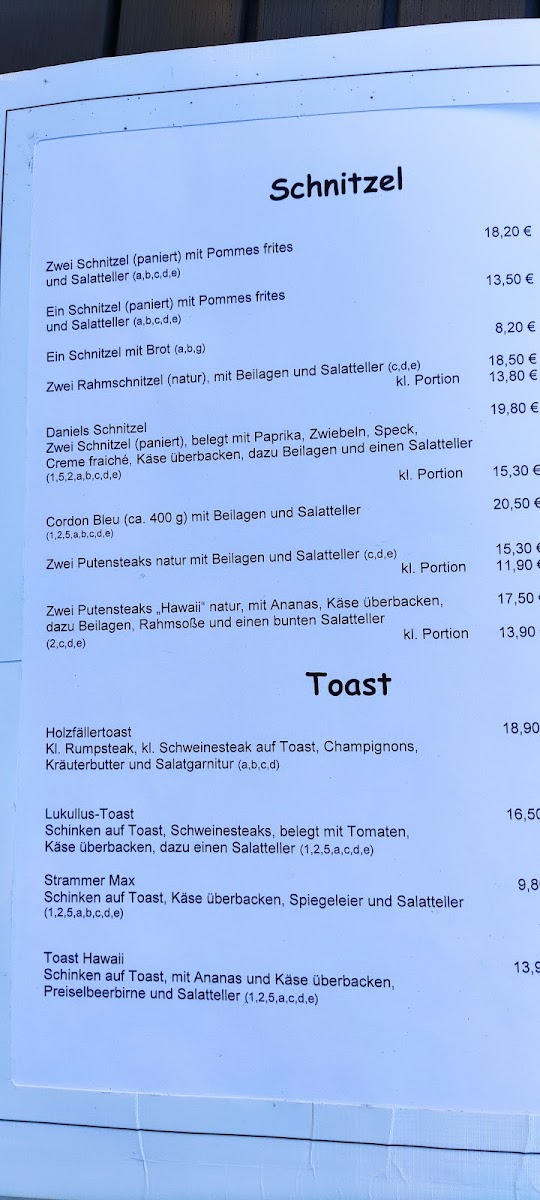 Gasthaus zum Bären Photo Menu 1