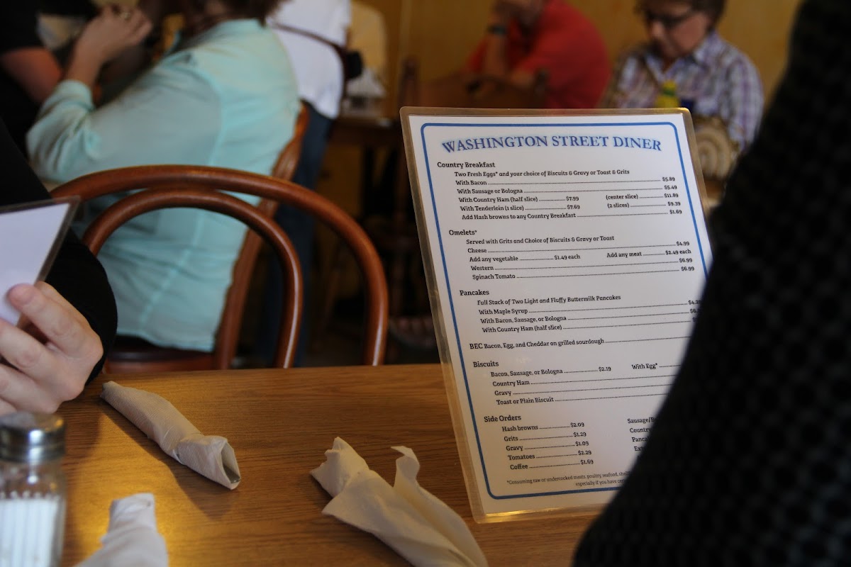 Washington Street Diner Photo Menu 9