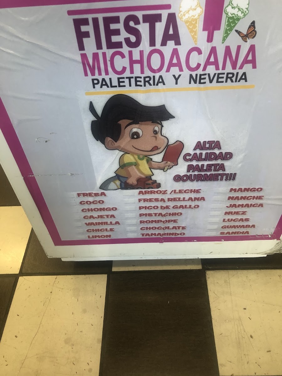 Fiesta Michoacana Photo Menu 2