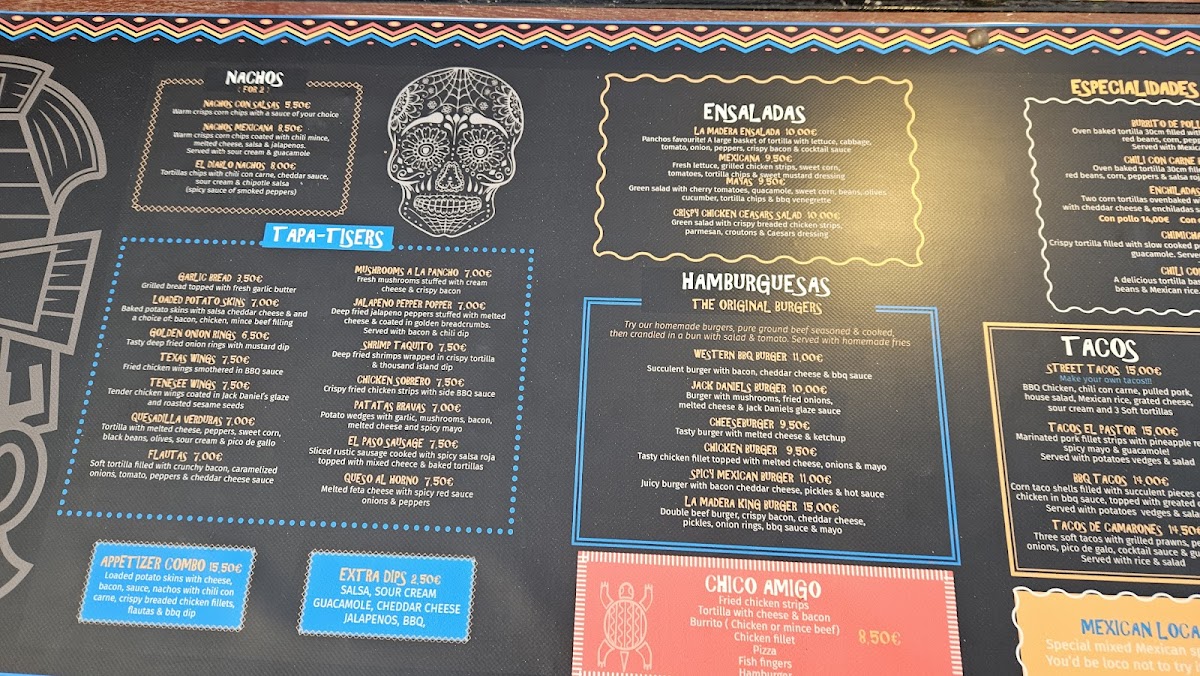 La Madera Tex-Mex Restaurant Photo Menu 5